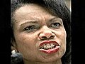 War Criminal Condi Rice’s First Orgasm