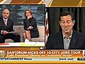 Santorum attacked by CNN’s Velshi on jobs math