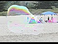 Spectacular Beach Bubbles