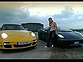 Porsche 911 Turbo vs. Lamborghini Gallardo Rennfahrerin Kathi König vergleicht die beiden Allrad-Sportler auf der Teststrecke.