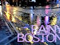 rainy boston