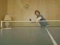 Table tennis match