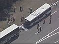 [Video] FHP: Two tour buses crash near Epcot; five injured (RAW CHOPPER VIDEO)