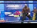 Fridaynight Smackdown : 6 men tagteam : Rey Mysterio & Cryme Tyme vs The Big Show & Chris Jericho & Dolph Ziggler (21/08/2009).