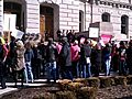 Planned Parenthood Supporters,  Detractors Rally