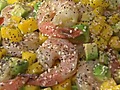 Food Network: Serena Palumbo’s shrimp,  mango and avocado salad