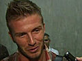 Beckham gol,  ma vince il Barcellona