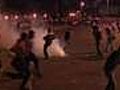 Tear gas fired at protesters in Cairo