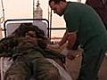 Doctors treat Gaddafi soldiers