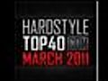 Hardstyle top 40 march 2011