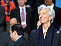 Christine Lagarde &#039;very proud&#039; at becoming new IMF chief - video