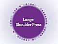 Lunge Shoulder Press