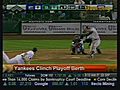 Yankees Clinch Playoff Berth