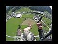 Painful Landing With Paraglider