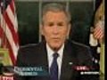 George Bush announces INVASION