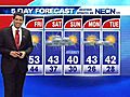 NECN weather forecast