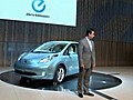 O carro elétrico da Nissan