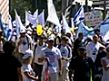 Jerusalem: Thousands march for captured soldier