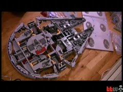 Star Wars battleship made with LEGO pieces