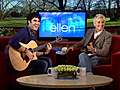 Darren Criss Sings for Ellen!