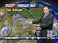 VIDEO: 13WHAM Weather Authority Midday Forecast -- (11/18/08)