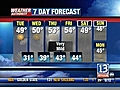 VIDEO: 13WHAM Weather Authority Morning Forecast - March 9,  2010