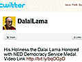 Obama,  Hu Jintao y Dalai Lama, todos unos ´twitteros´