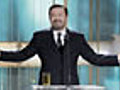 Gervais&#039; Biting Jibes At Golden Globes