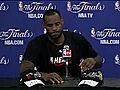 Heat’s LeBron James talks about media criticism