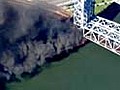 Fire under NY bridge halts train for hours