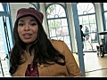 Jordin Sparks - On The Set of 