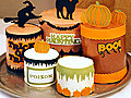 Halloween Cricut Cake Decorations