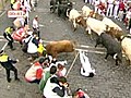 Toter bei Stierhatz in Pamplona