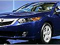 Driving the Acura TSX