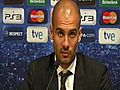 Guardiola sobre messi: 