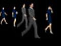 People Walking - Business Stock Footage