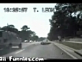 Wheelie Crash In Front Of Cop Fail