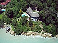 View of Bluefields Bay villas from the helicopter