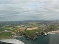 Flying to Newquay Airport southwest of England