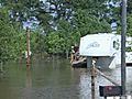 Man Stays Put After Home Floods