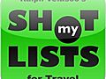 My Shot Lists for Travel
