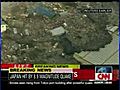 VIDEO: Wall of Water Hits Japan After Massive Quake (Aerials)