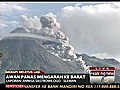 Monte Merapi: nova erupção