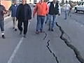 Quake damage in Mexico.