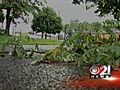 Severe storms rip through area