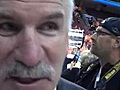 Blackhawks coach Joel Quenneville after winning the Stanley Cup