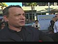 Tom Hanks Hits The Red Carpet at LARRY CROWNE Premiere