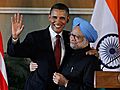 Pres. Obama,  PM Singh Talk Kashmir, Outsourcing