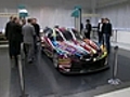 BMW Art Car by Jeff Koons Presentation of the test version