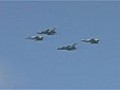 RAF practises royal wedding fly-past